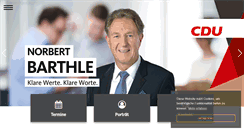 Desktop Screenshot of barthle.de